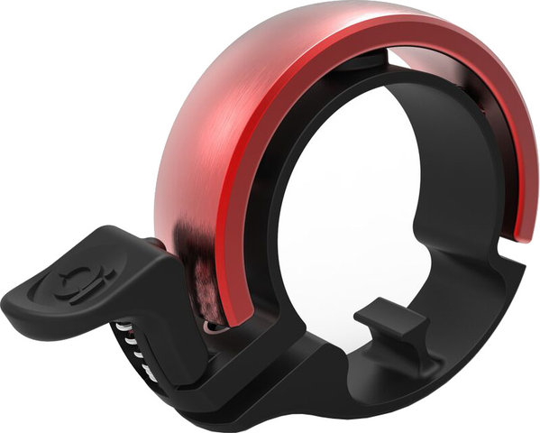 Knog Timbre de bicicleta Oi Limited Edition - black-red/large