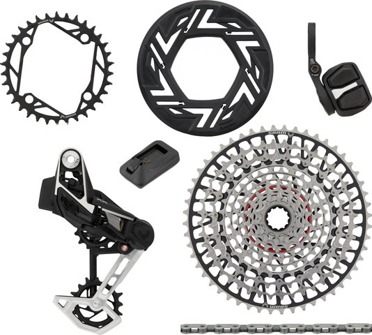 SRAM XX Eagle Transmission AXS 1x12-speed E-MTB Groupset - black/SRAM XD/10-52/SRAM XD/none/none/without