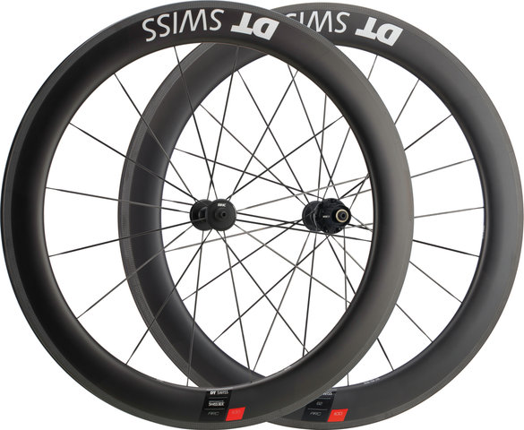 DT Swiss Juego de ruedas con frenos de llanta ARC 1100 DICUT 62 Carbon 28" - negro/130 mm/100 mm/28"/Shimano carretera/100 mm/Shimano carretera/100 mm/130 mm