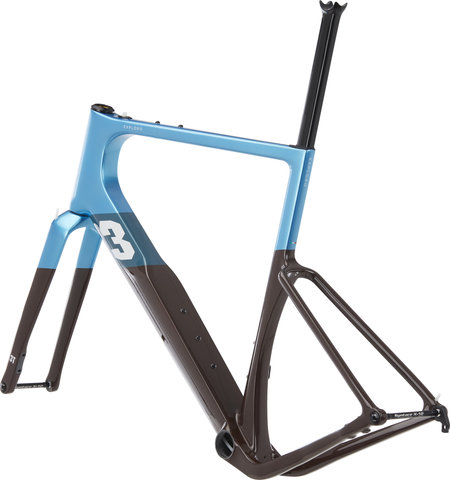 3T Exploro RaceMax Carbon Frameset - blue-brown/L