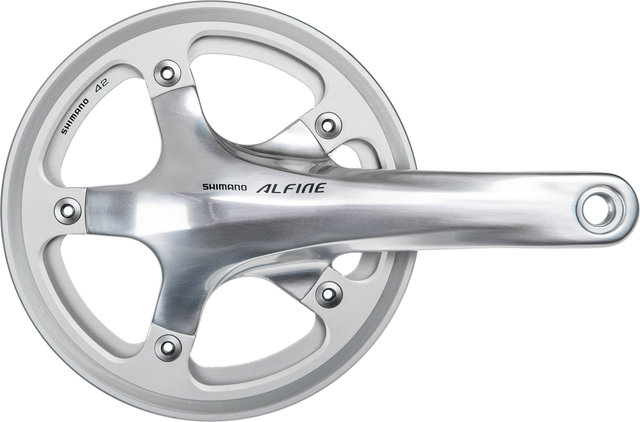 Shimano Alfine FC-S501 Crankset w/ Double Chain Guard - silver/170.0 mm 42 tooth