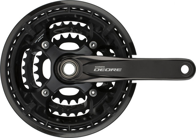 Shimano Deore FC-T6010 Hollowtech II Crankset w/ Chain Guard - black/175.0 mm 26-36-48