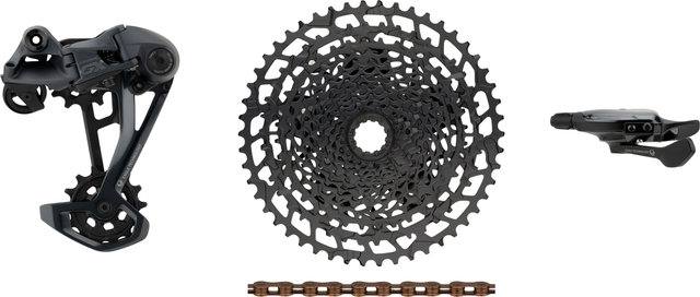 SRAM Kit de mise à niveau E-Bike GX Eagle 1x12 avec cassette pour Shimano - black - XX1 copper/Shimano VTT/14 dents/Shimano MTB/aucun/11-50/aucun/