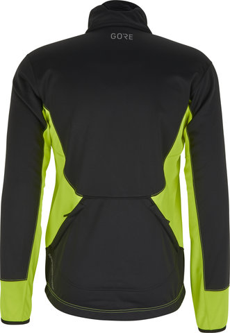 GORE Wear C5 GORE WINDSTOPPER Thermo Trail Jacke - black-neon yellow/M