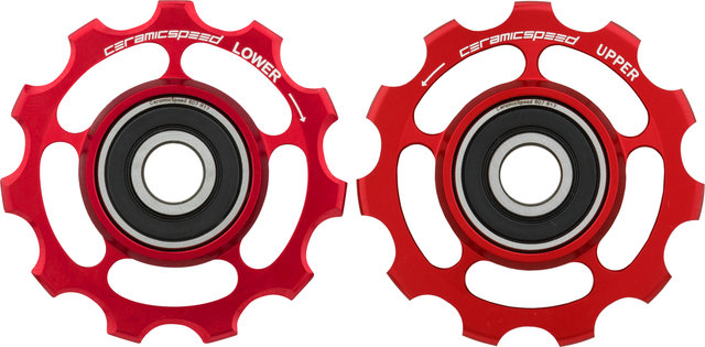 CeramicSpeed Shimano 11-Speed Derailleur Pulleys - red/11 teeth