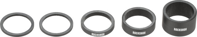 RockShox Headset Spacer Set UD Carbon 5-teilig - UD Carbon-gloss white