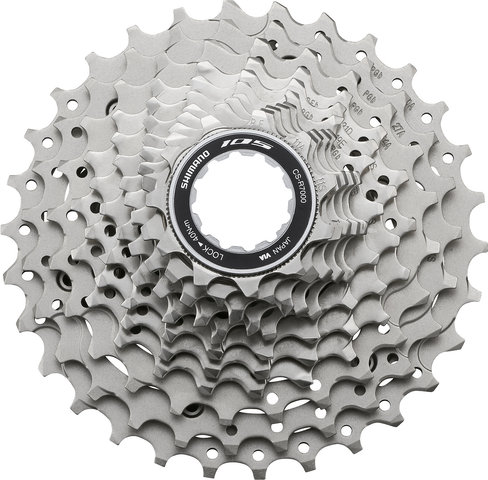 Shimano Kit d'Usure Cassette 105 CS-R7000 + Chaîne CN-HG601 11 vitesses - argenté/116/11-30/Shimano Route