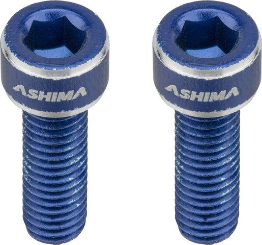 ASHIMA Aluminium Screws for Bottle Cage - blue