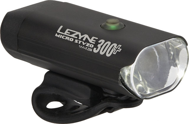 Lezyne Lampe Avant à LED Micro 300+ (StVZO) - noir satiné/300