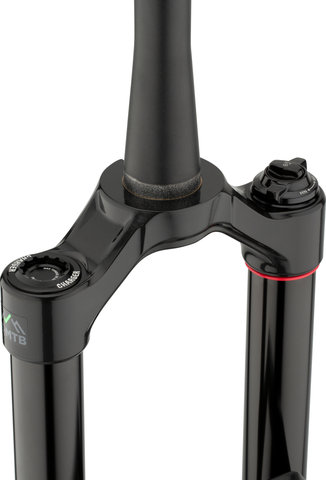 RockShox ZEB R Dual Position Air Boost 27.5" Suspension Fork - gloss black/15 mm Thru Axle/180 mm/44 mm/1 1/8" - 1,5" tapered/110 mm/27.5" (650B)/110 mm/110 mm