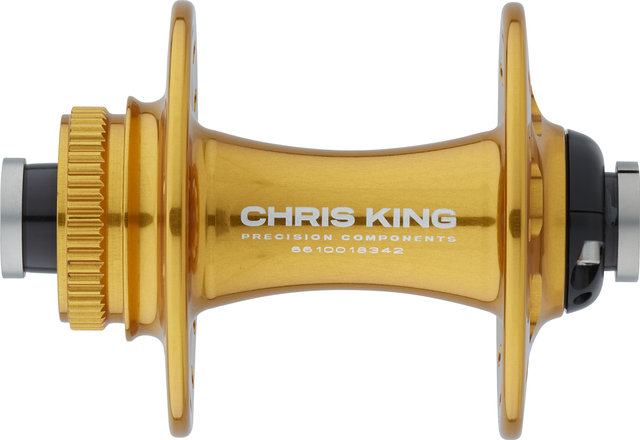 Chris King R45 Center Lock Disc Front Hub - gold/12 x 100 mm / 28 hole