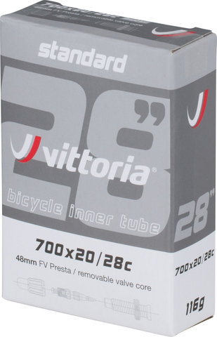 Vittoria Standard Inner Tube for 28" - universal/Presta Valve (SV)/20-622 to 28-622/20-28 x 622 SV 48 mm/48 mm