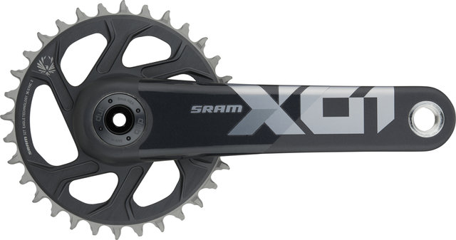 SRAM Set de Pédalier en Carbone X01 Eagle CL55 DUB DM 12 vitesses - lunar-polar/170,0 mm