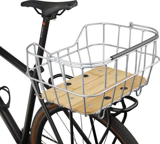 Racktime Baskit Breeze 2.0 Bike Basket - silver