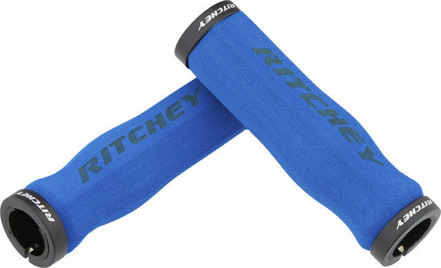 Ritchey Poignées de guidon WCS Locking True Grip - bleu roi/130 mm