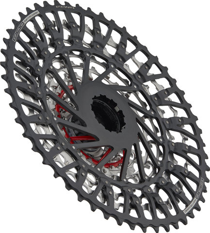 SRAM XS-1297 12-fach T-Type Kassette für XX Eagle Transmission - black-silver/10-52