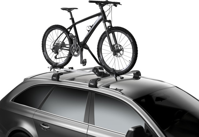 Thule ProRide bicycle holder for roof racks - silver-black