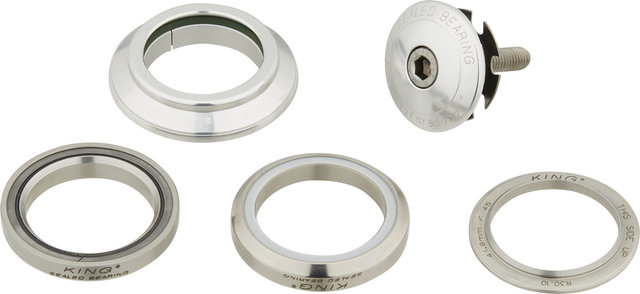 Chris King DropSet 4 IS42/28.6 - IS42/30 GripLock Headset - silver/1 1/8"/IS42/28,6 - IS42/30