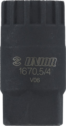 Unior Bike Tools Extracteur de Cassette 1670.5/4 pour Shimano - black