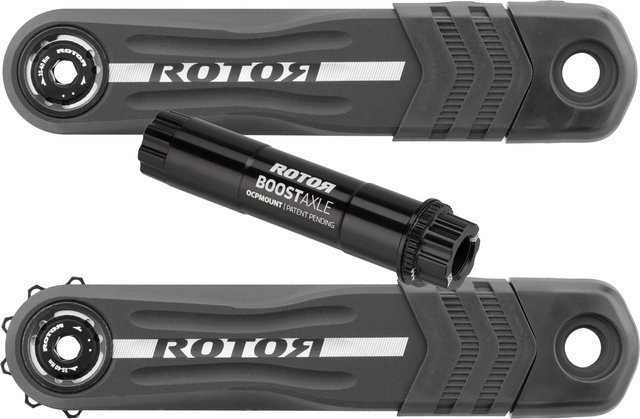 Rotor R-Raptor Kurbel mit Boost-Kurbelachse - schwarz/175,0 mm