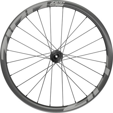 Zipp 202 Firecrest® Carbon Tubeless Disc Center Lock Laufradsatz - black/142 mm/100 mm/28"/SRAM XDR/100 mm/SRAM XDR/100 mm/142 mm