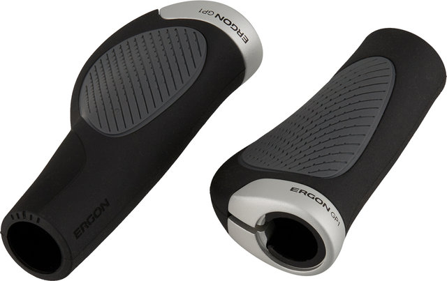 Ergon GP1 Evo Single Twistshift Handlebar Grips for Twist Shifters One-Sided - black