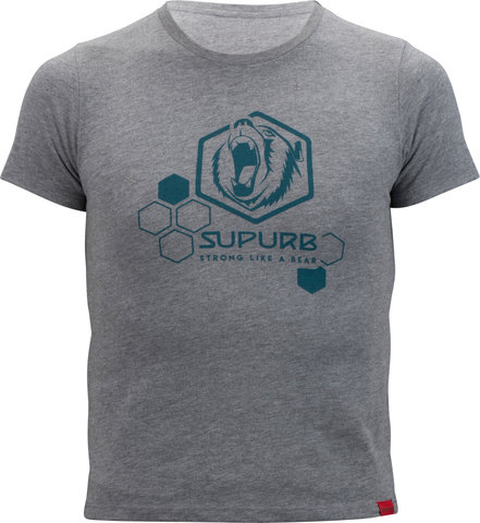 SUPURB T-shirt décontracté - grey melange/L