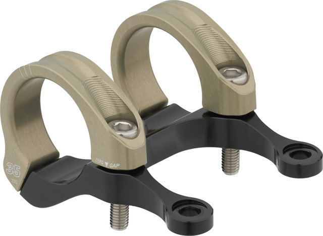 Renthal Potencia Integra II 35 de montaje directo - gold-black/0°/45 mm