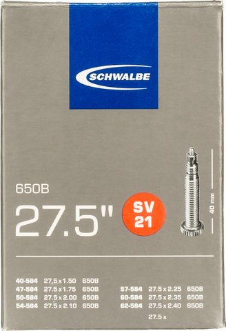 Schwalbe Schlauch 21 für 27,5" - universal/40-584 bis 62-584/SV/27,5 x 1,5-2,4 SV 40 mm/40 mm