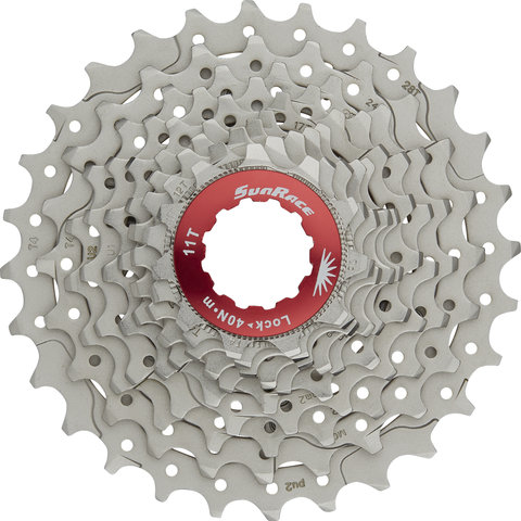 SunRace CSRX0 10-speed Cassette - metallic silver/11-28