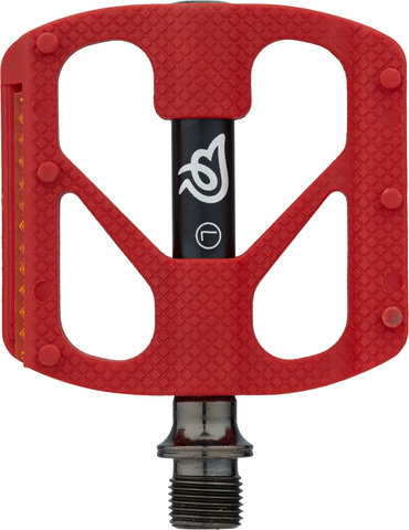 EARLY RIDER P1 resin platform pedals for 14"-16" kids' bike - red