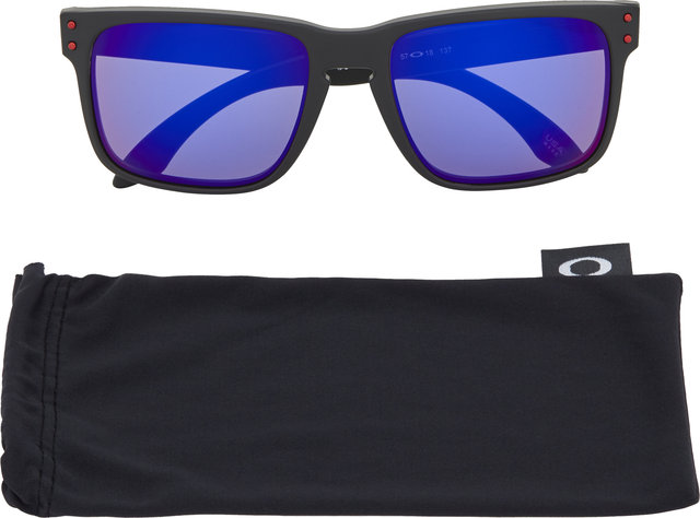 Oakley Lunettes Holbrook - matte black/+red iridium