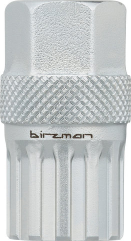 Birzman Extractor de cassettes para coronas dentadas de rosca Shimano MF - plata