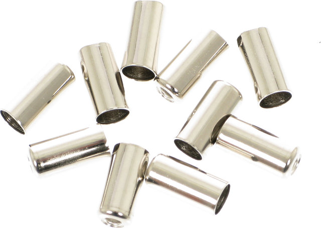 Shimano End Caps for Brake Cable Housings - 10 Pack - silver