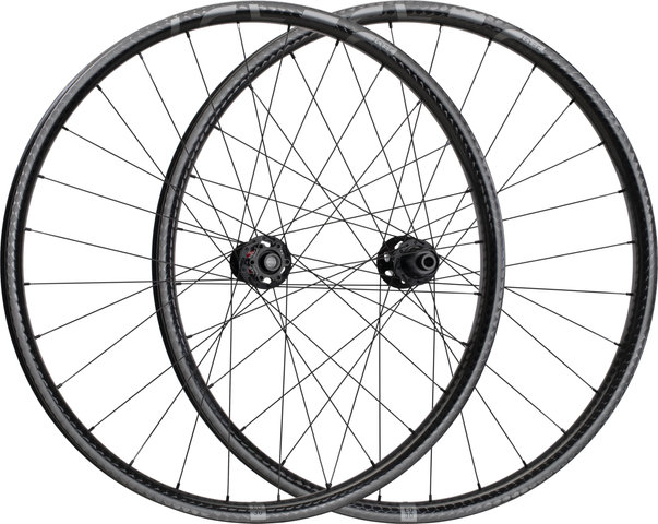 BEAST Components ED30 Disc 6-Bolt Boost Carbon 29" Wheelset - carbon-black/29" set (front 15x110 Boost + rear 12x148 Boost) Shimano