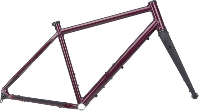 bc original Flint 28" Gravel Frame Kit Model 2023 - dark violet/M/12 mm Thru Axle