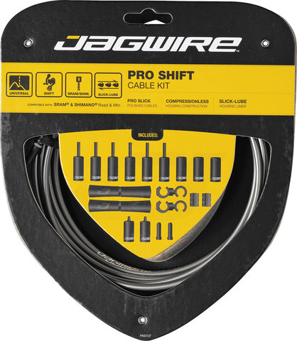 Jagwire 2X Pro Schaltzugset - ice gray