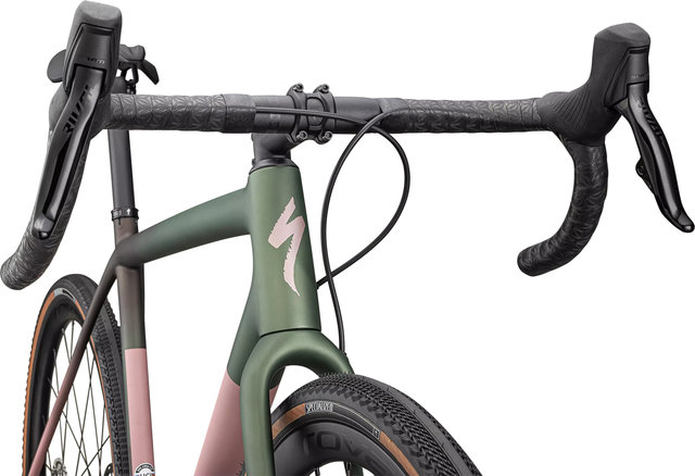 Specialized Crux Expert 28" Gravelbike - satin cypress metallic-doppio-dusky pink-champagne/28"/M