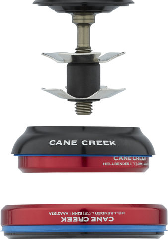 Cane Creek Hellbender 70 Lite IS41/28,6 - IS52/40 Steuersatz - black/1 1/8" - 1,5" tapered/IS41/28,6 - IS52/40