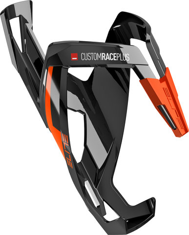 Elite Custom Race Plus Flaschenhalter - schwarz glänzend-orange