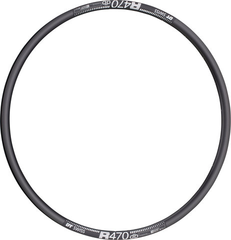 DT Swiss R 470 DB Disc Road Rim - black/24/28"