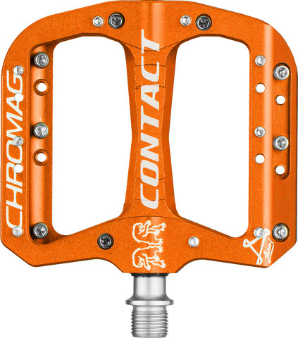 Chromag Contact by Brandon Semenuk Platform Pedals - orange/universal