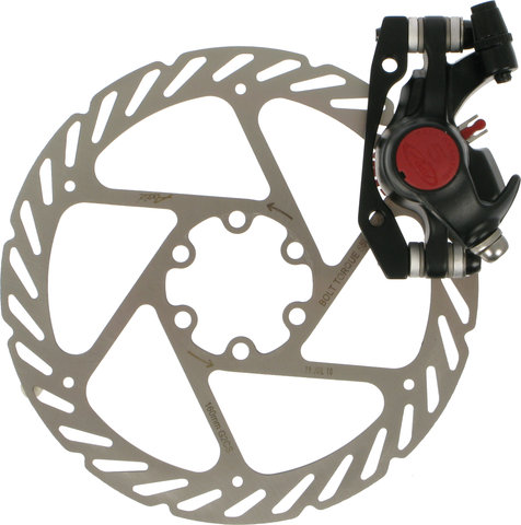 Avid BB5 MTB Disc Brake with Brake Rotor - black/Set/left/right (side-specific)