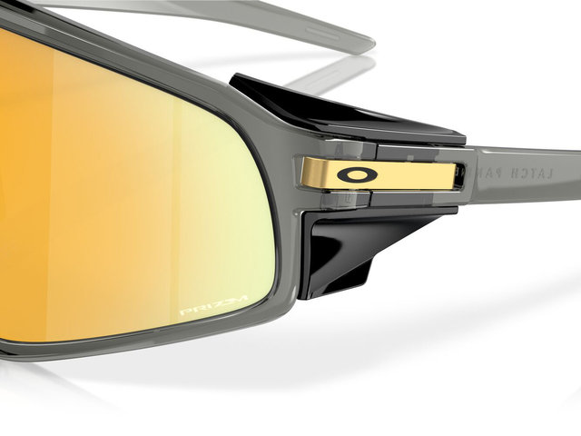 Oakley Latch Panel Sports Glasses - grey smoke/prizm 24k