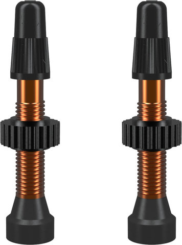 WTB TCS Aluminium Presta Tubeless Valve - orange/Presta 46 mm