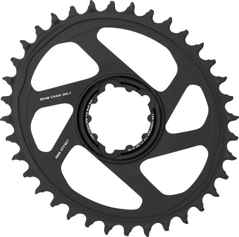 SRAM Kettenblatt Oval X-Sync 2 Direct Mount 6 mm für X01/XX1/GX Eagle - black/36 Z