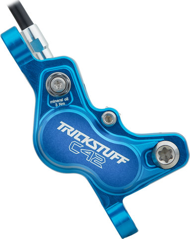 Trickstuff Direttissima f+r set disc brake limited edition - silber-cyan/Set/Flip-Flop (non-side-specific)