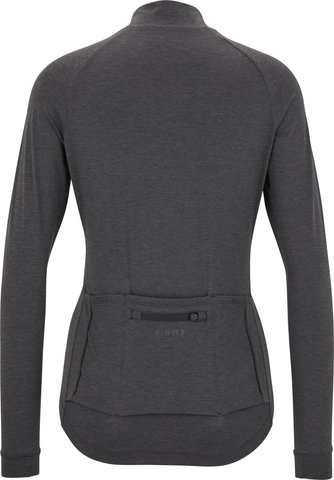 Giro New Road LS Damen Trikot - charcoal heather/M