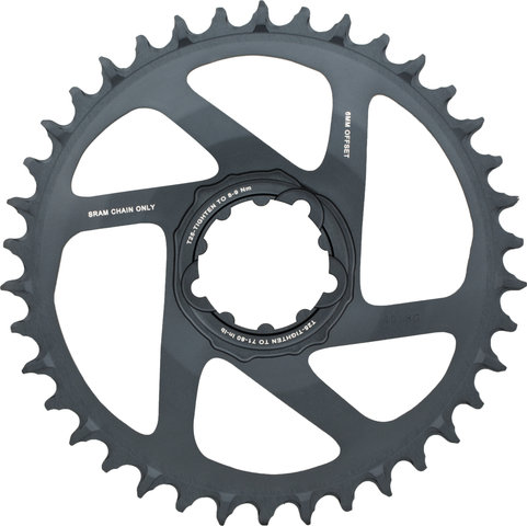 SRAM X-Sync 2 SL Direct Mount 6 mm Chainring for SRAM Eagle - lunar grey/38 tooth