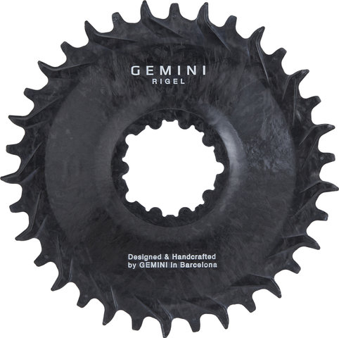 GEMINI RIGEL plateau de chaîne en carbone pour SRAM 3 trous - carbone/34 